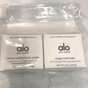 COMBO - New ALO Yoga Multi-balm (0.5 Oz ) & Body Polish (0.7oz)